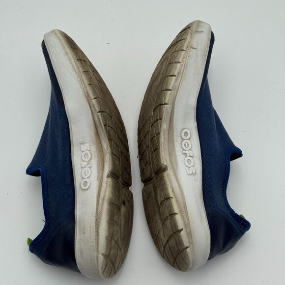 OOFOS Womens OOmg eeZe Low Shoe Navy Recovery Walking Comfort Slip Ons Size US 8 - Picture 5 of 10